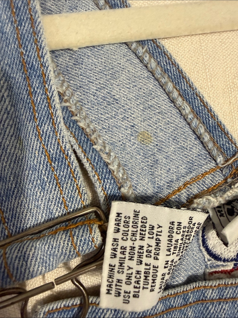 Vintage 90s Disney Mickey & Co. Classic Denim Shortalls / Overalls - Picture 5 of 10